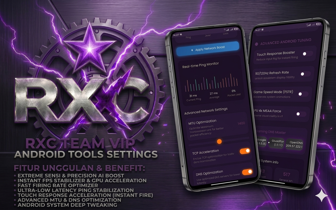 RXC Tools Android - Fitur Unggulan
